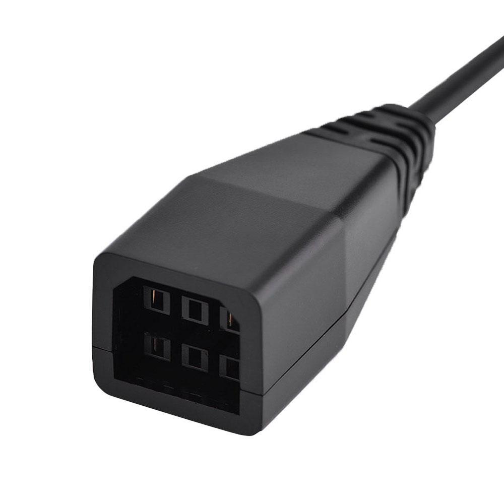 New Power Supply Converter Cable Black for Xbox 360 To Xbox 360 E 9.84