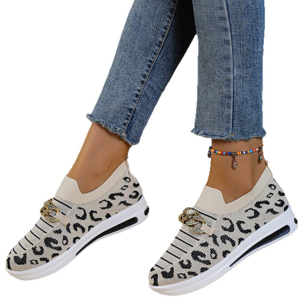 Fashion 2025 Spring Autumn Plus Size Shoes for Women  Mesh Breathable Comfortable Slip on Platform Flats Sneakers Causal Women Shoes 43