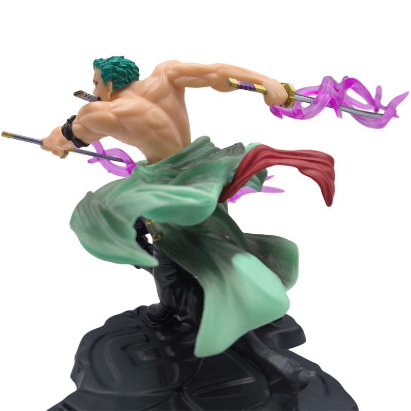 One Piece Luffy Figure Roronoa Zoro Three-Blade Sa-Maximum Manga Anime Statue PVC Action Collection Model Toys