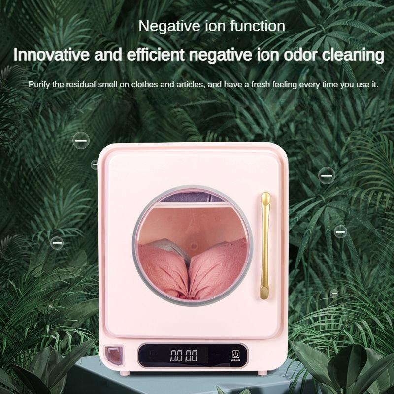 120W Portable Folding Underwear Drying Box UV Disinfection Cabinet Household Clothes Fast Drying Machine 300*230*370mm