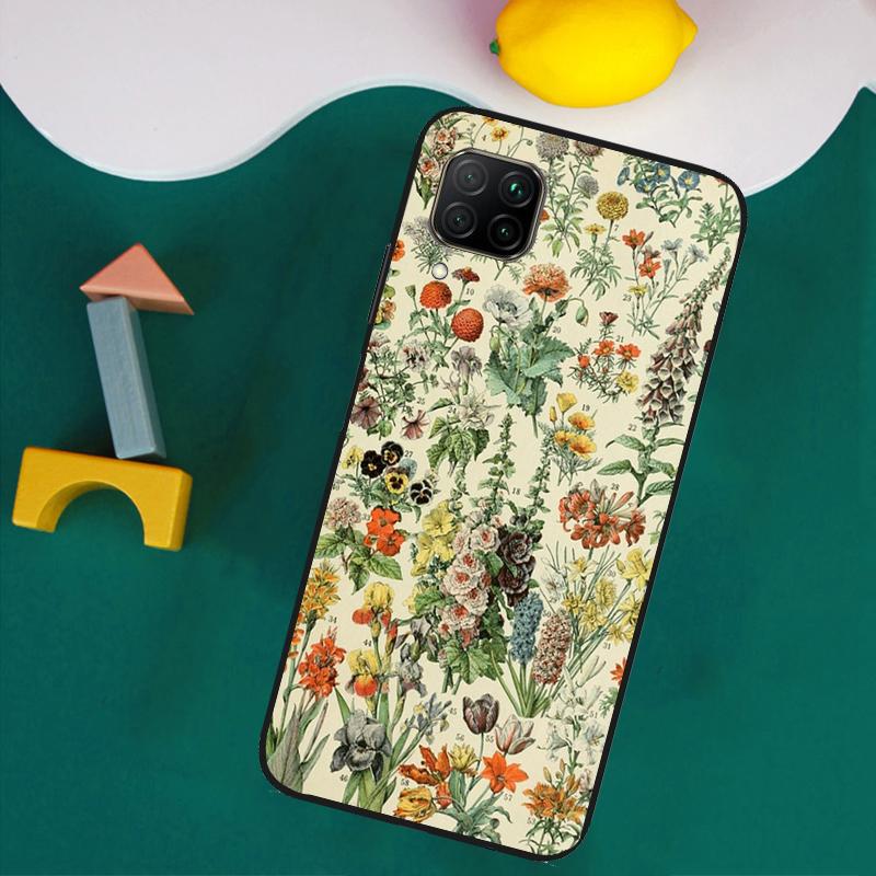 Flower Plant Art For Huawei Nova 9 10 SE 8i 11i 12i 12s Y60 Y61 Y70 Y90 Y72 Y73 Y91 P60 Pro P40 P30 Lite Case