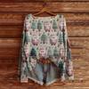 Women's Round Neck Lightweight Sweater Casual Long Sleeve Knit Pullover