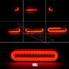 Motorcycle 3 In 1 LED Brake Tail Light DRL Sequential Turn Signal Lamp for Cafe Racer Moto ATV UTV UTE Truck Trailer RV 12V 24V