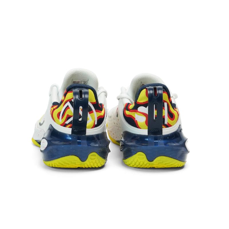 Li Ning Flash Attack 11 CBA Guangdong Team PE Edition Men Basketball Shoes White Blue ABAU053-18