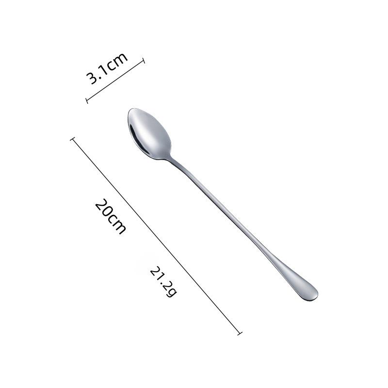 Stainless Steel Western Tableware Household Eating Spoon Hotel Thickened Steak Knife and Fork Western Dessert Coffee Spoon