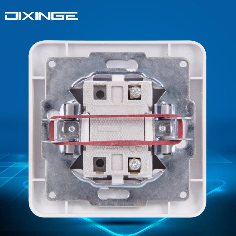 European Style 1-Gang Ceramic Switch with Indicator Light