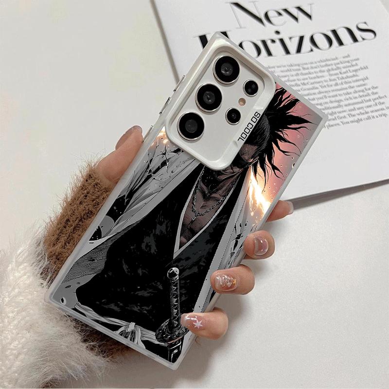 Bleach Zaraki Kenpachi Weiche Handyhülle für Samsung Galaxy S24 S25 FE S26 Edge S23 Ultra S22 Plus S21 + Stoßfeste Hülle Rückseite Sie