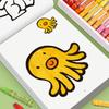 Children's Fun Coloring Book 32 Pages with Different Themes Coloring Drawing Book Size 170 × 240mm