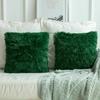 45 cm x 45 cm flauschiger Kunst-Plüsch-Kissenbezug für Zuhause, Bett, Sofa, Dekoration