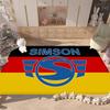 S-SimsonS LOGO Floor Mat Retro Multiple Choice Living Room Kitchen Rug Non-Slip Modern Home Decor