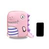 School bag new dinosaur school bag boys and girls cute cartoon hard shell backpack eyes luminous