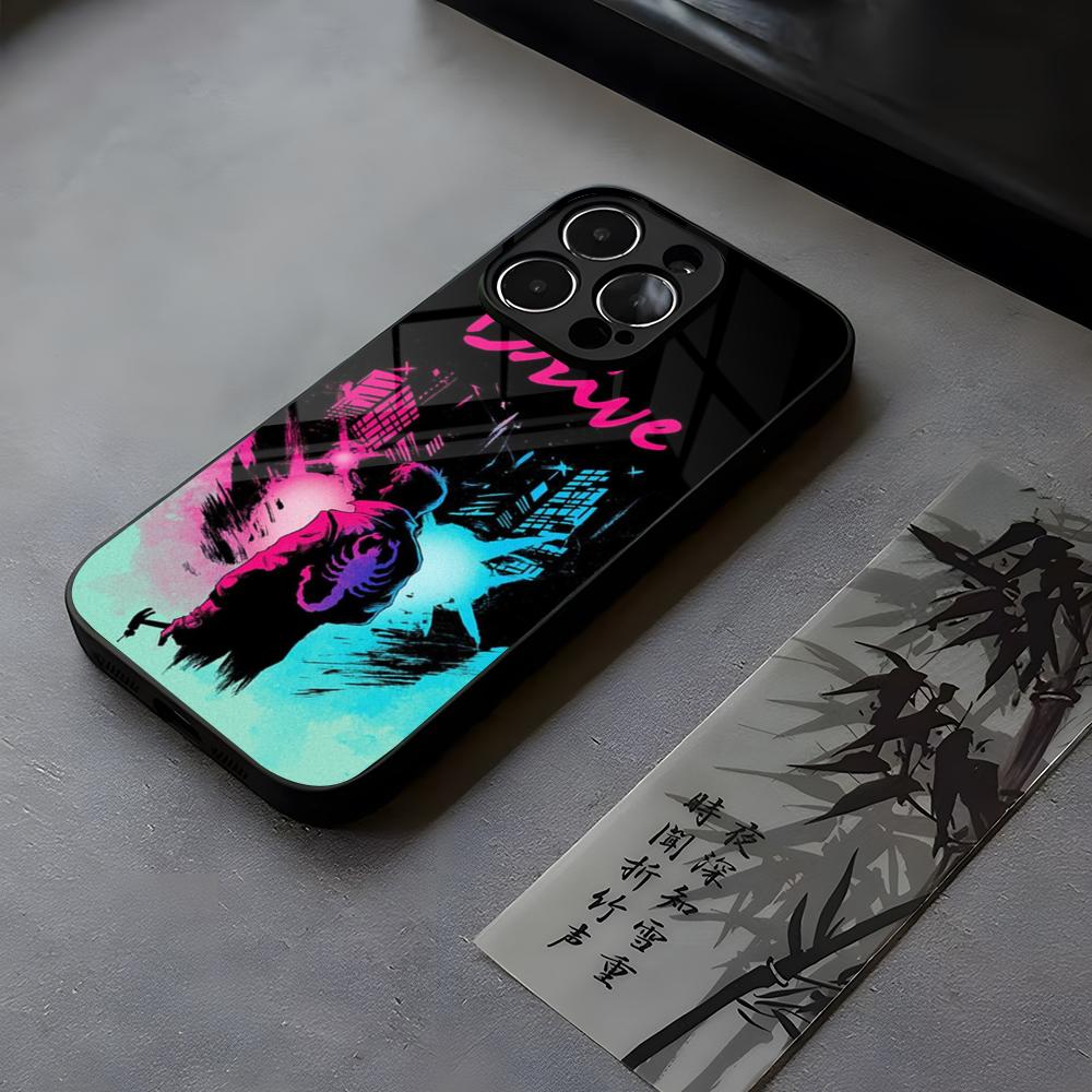 Drive Ryan Gosling Movie Phone Case Tempered Glass For IPhone 17 13 14 16 12 15 11 Pro Max Plus Mini X XR SE2020 Coque