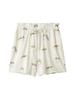 Gelato Pique Shih Tzu Print Shorts PWCP254254 OWHT Women's