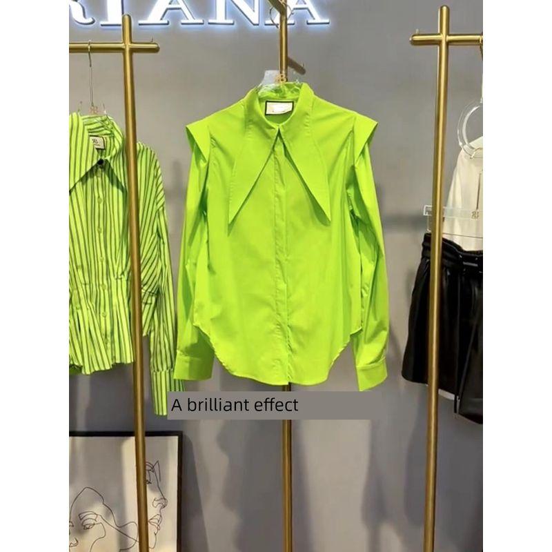 

Европейская станция рубашка с длинным рукавом, острым воротником и ушками кролика Picture Color M 100-110