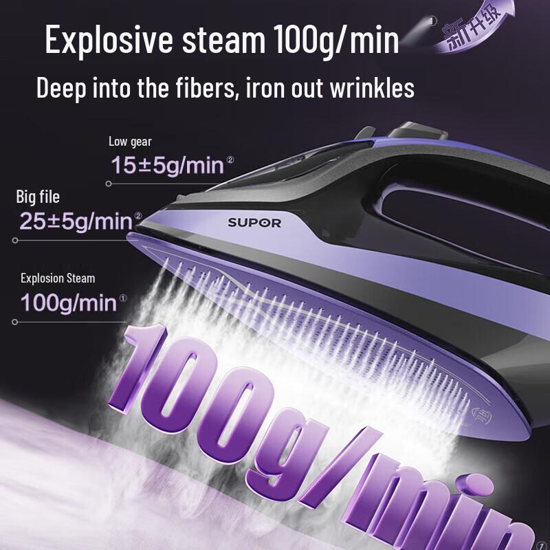 SUPOR Portable Steam Iron with NTC Temperature Control