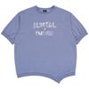 Bluetail Violet Unbalanced Short Sleeve Sweatshirt Azb2ts01vi