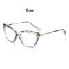 Be Equipped with Myopia Glasses Women's Eyeglass Frame Faceted Crystal Eyeglasses Cat Eye Glasses Frame Square Glasses Frame