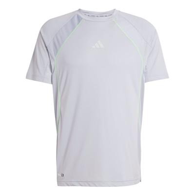 Climacool Ss25 Apparel Fashion Simple Round Neck Short Sleeve T-Shirt Men Tops Light-Silver KB9736