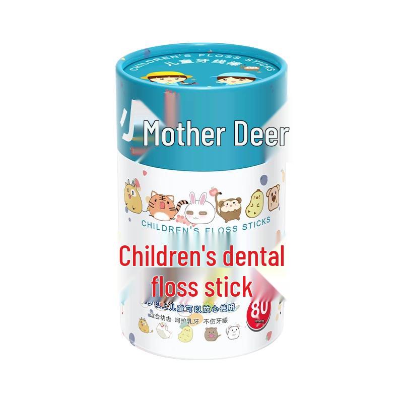 Little Deer Mom Children's Dental Floss Picks