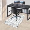 1PC cat pattern Non-Slip Floor carpet, suitable for Office, bedroomand playrooms. It can also be used as a sofa footrest cover-T67