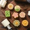 Plastic Mooncake Mold 50g Pastries Dessert Mold Hand Pressed Mould  Chocolate Dessert