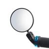 Bicycle Handlebar Rearview Mirror with Reflective Light - Folding Safety Mirror for Road Bikes