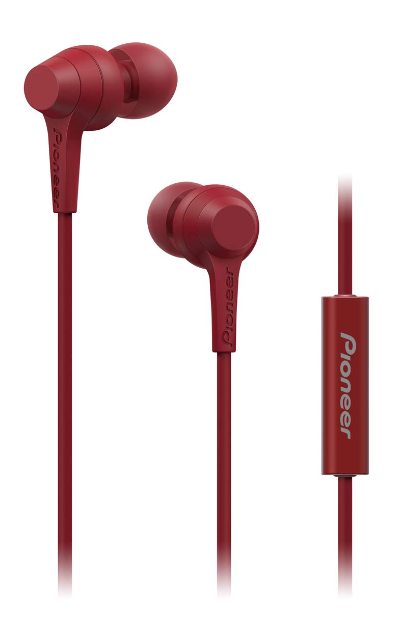 

Pioneer Dynamic Red SE-C1T Closed-Back Earphones, (SE-C1T-R)