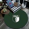 FC Augsburg,Runder Teppich,Teppich für Wohnzimmer Schlafzimmer Sofa Spielzimmer Dekor,Rutschfeste Fußmatte