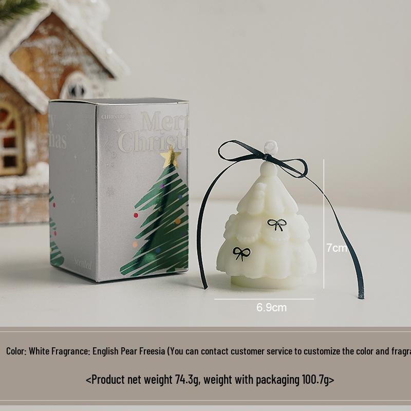 

Ароматическая свеча «Рождественская елка»: Подарок для ароматерапии ручной работы с имитацией праздничной атмосферы