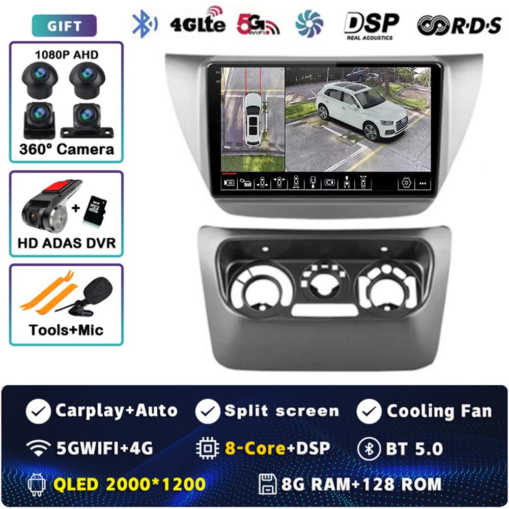 Android 14 Carplay Car Radio For Mitsubishi Lancer 9 CS 2000 - 2010 Multimedia Video Player Navigation GPS Stereo 2Din Head Unit
