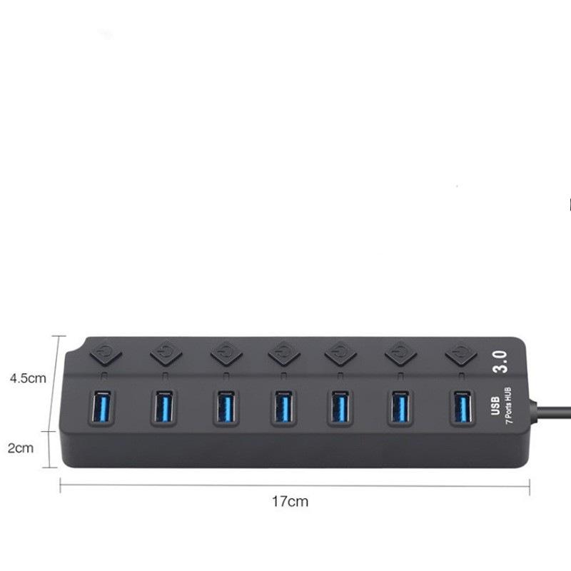 Usb3.0hub One Drags Seven-port Laptop Extender USB3.0 Hub High-speed Transmission CableUSB Computer Expander