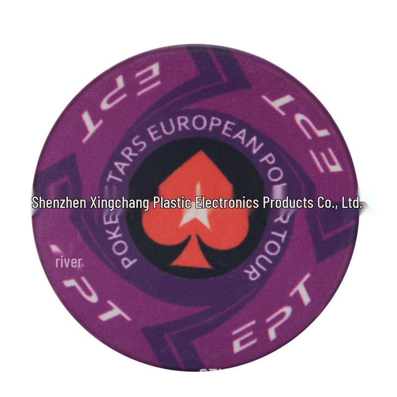 Texas Hold'em Keramiske Mahjong-chips for Kort- og Sjakkrom