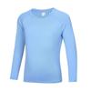 Kids' Quick-Dry Long Sleeve Hooded Yoga Set for Girls - Medium & Large Sizes, Autumn/Winter