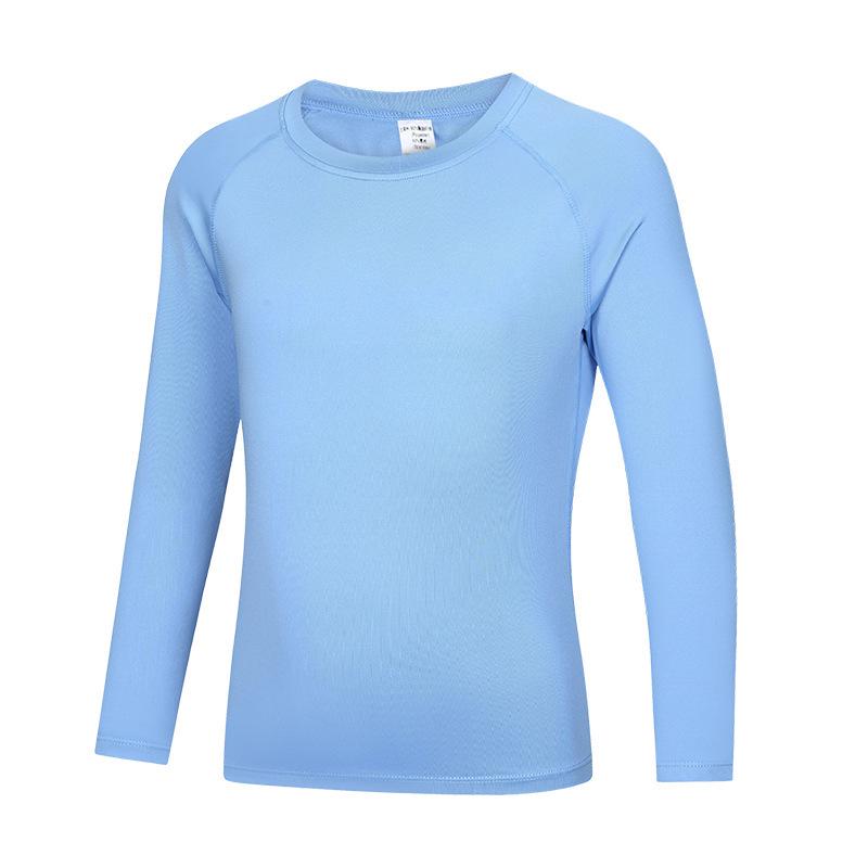 Kids' Quick-Dry Long Sleeve Hooded Yoga Set for Girls - Medium & Large Sizes, Autumn/Winter