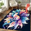 1pc Nine Tailed Fox Design Area Rug - Soft, Anti-Slip, and Durable Gaming Room Decor for Bedroom