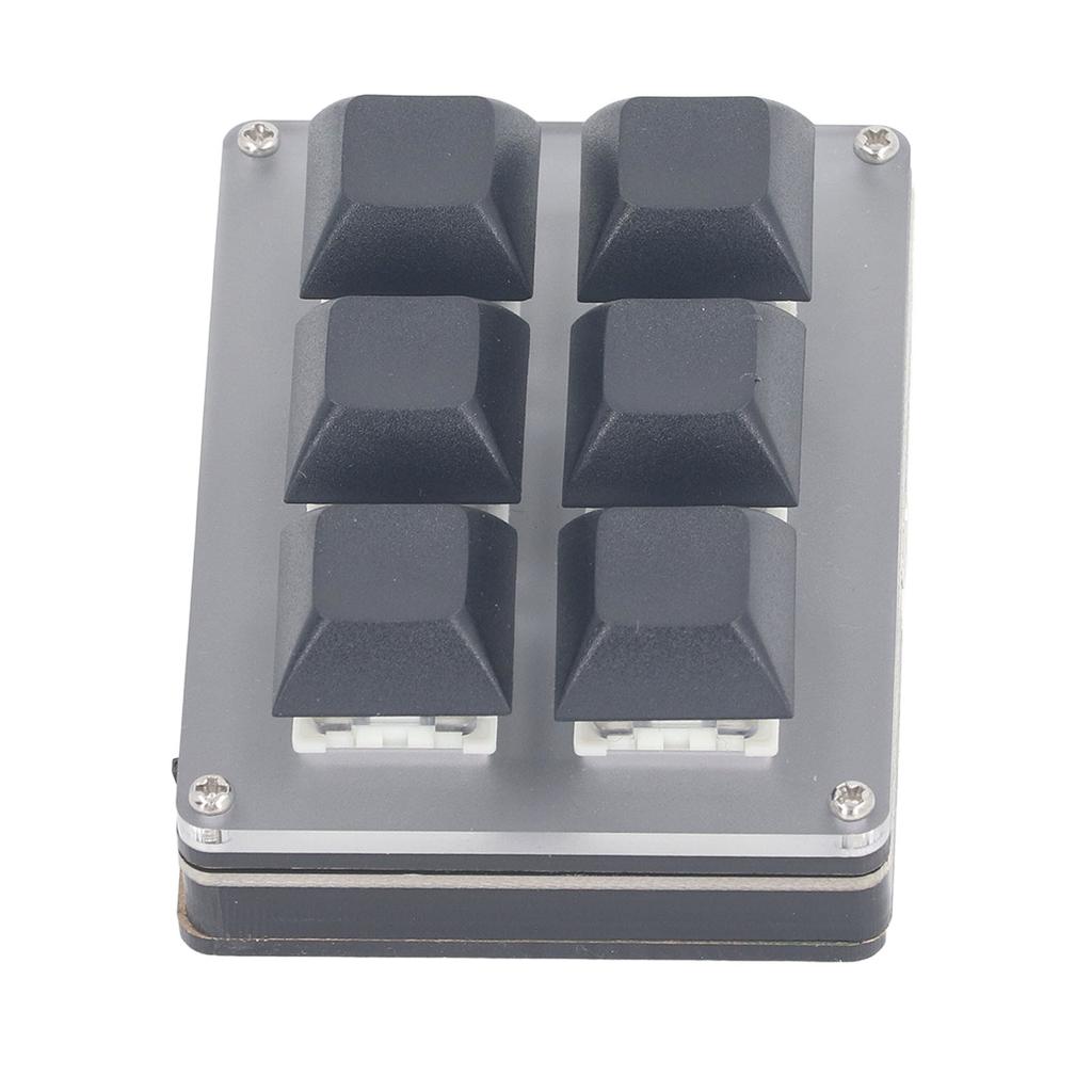 Professional Mechanical Keyboard with 6 Keys USB BT 2.4G Type C Single Handed Wireless Customizable Keyboard
