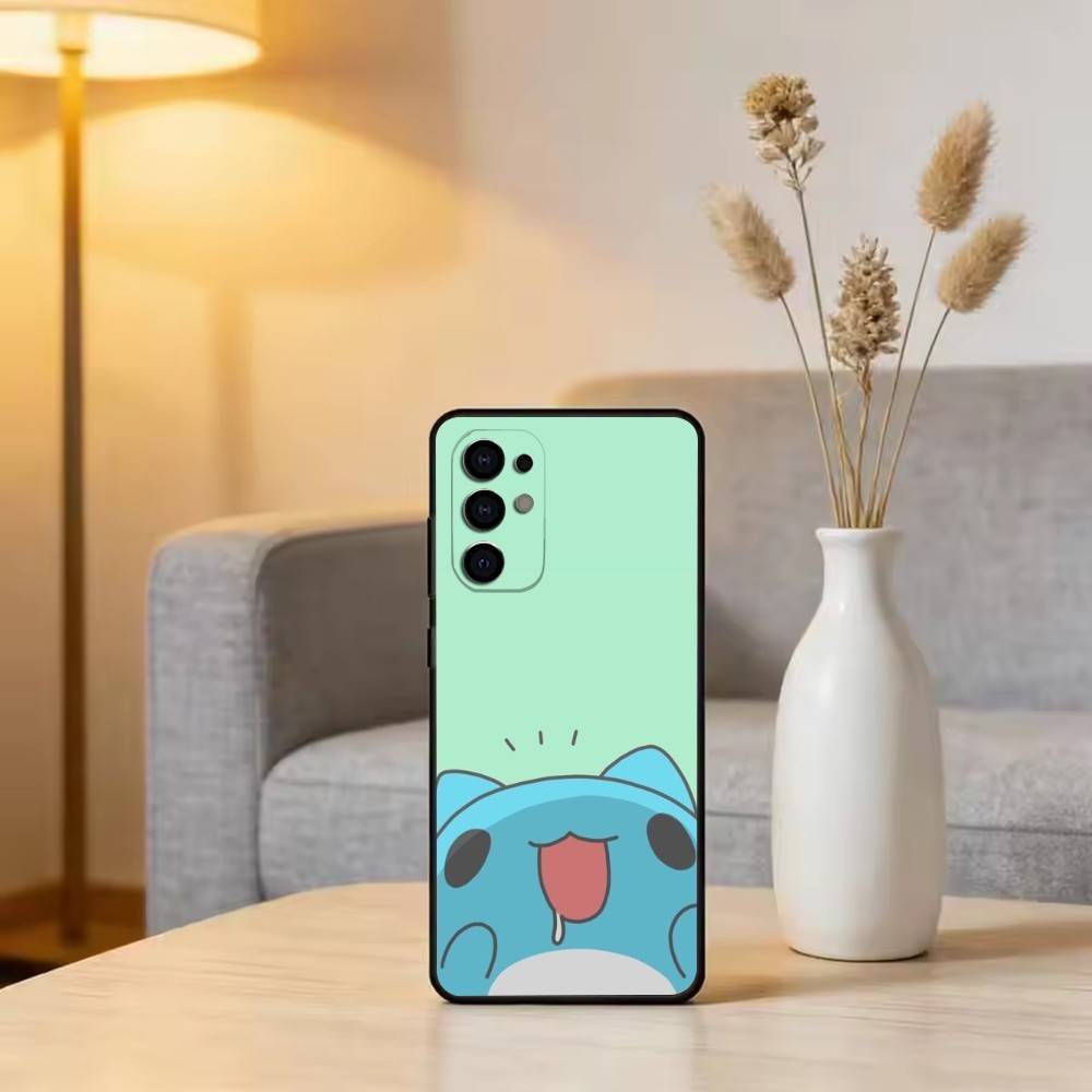 C-Capoo Kawaii B-Bugcat Phone Case Black Silicone Soft For Samsung S25,S24,S21,S22,S23,S30,Ultra,S20,Plus,Fe,Lite