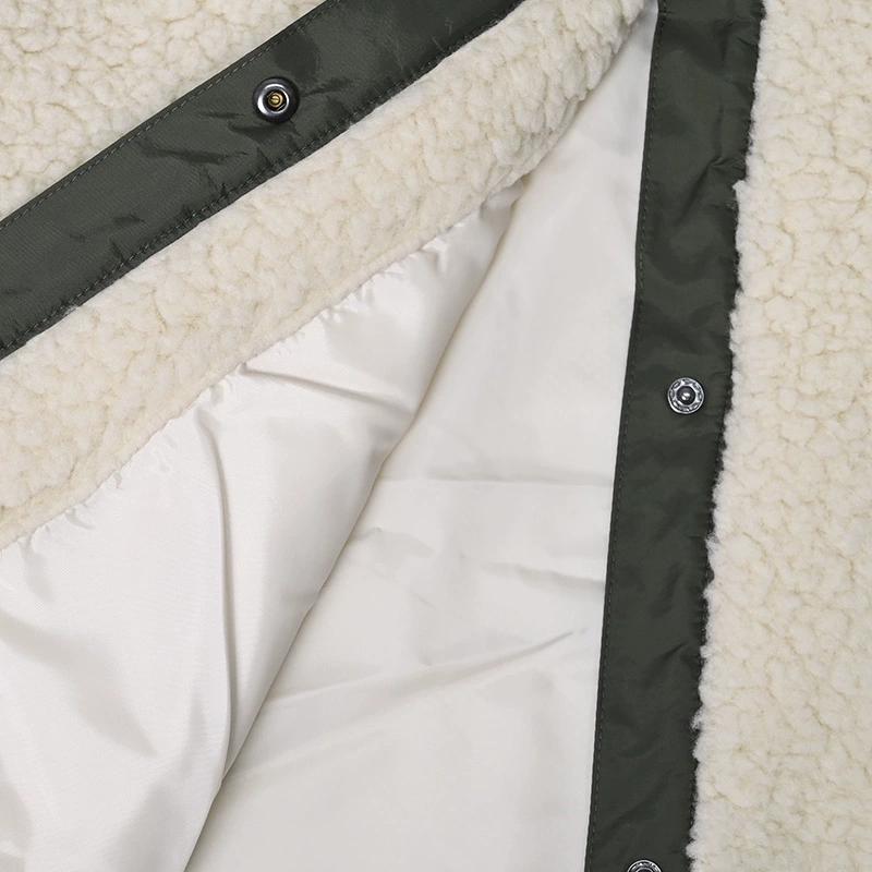 Vans Casual Sherpa Fleece Sports Jacket Women Outerwear Cream VN0A5LJ3BWQ