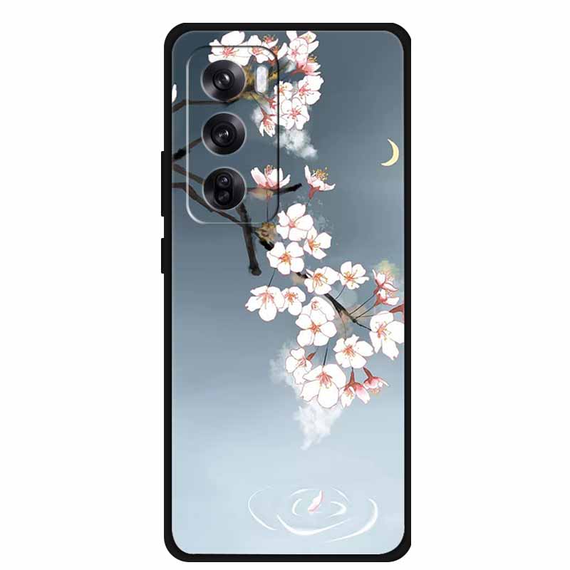 Funda For OPPO Reno 12 / Reno12 Pro Global Case Fashion Printed Soft Silicone Back Cover For Reno12 Pro Cat Phone Case Reno12 5G