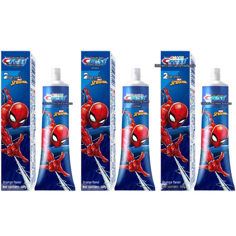 Crest Kids Spider-Man Anti-Cavity Toothpaste 3-Pack