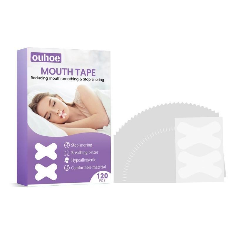 Ouhoe Sleep Anti Snoring Tape With Gentle Adhesive For Effective Mouth Breathing Relief