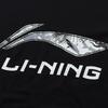 Li Ning Logo Print Round Neck Pullover Short Sleeve T-Shirt Fashion Versatile Loose Comfortable Shorts Casual Sports Set AHSVD53-1+AKSV843-1