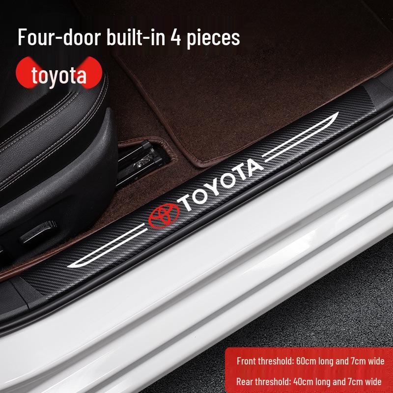 Listwy ochronne progów i osłona bagażnika do modeli Toyota: Corolla, Levin, Camry, Highlander, RAV4