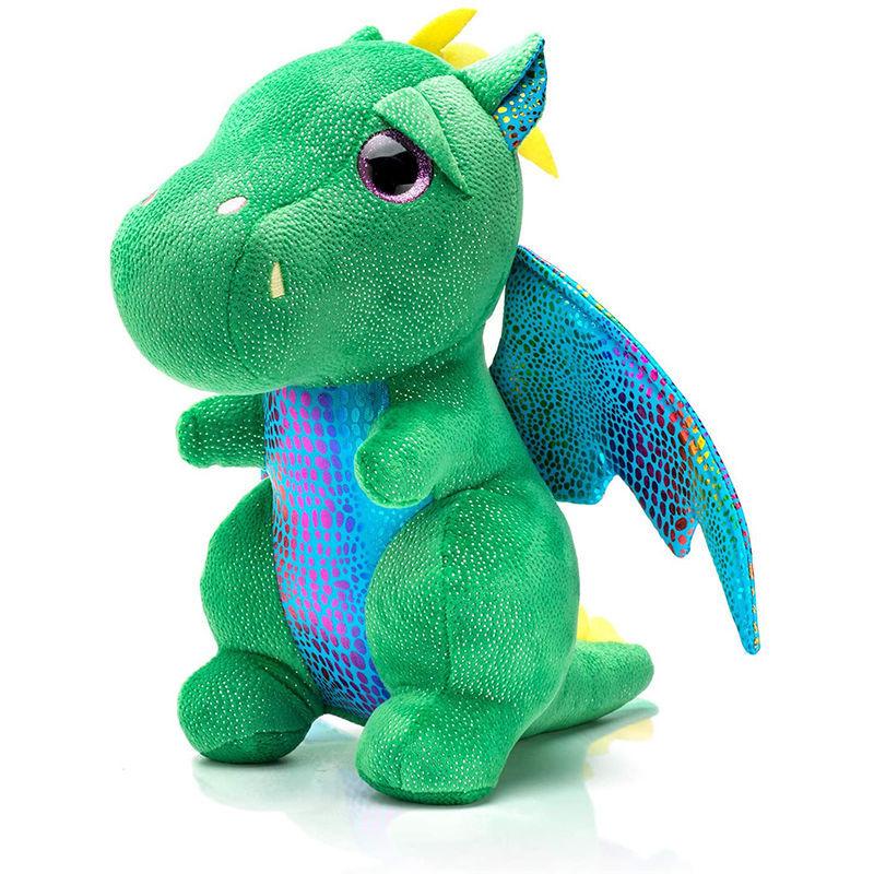 

24cm Small Flying Dragon Stuffed Animals Doll Dinosaur Color Wing Kawaii Anime Tyrant Plush Toy Kids Birthday Gift