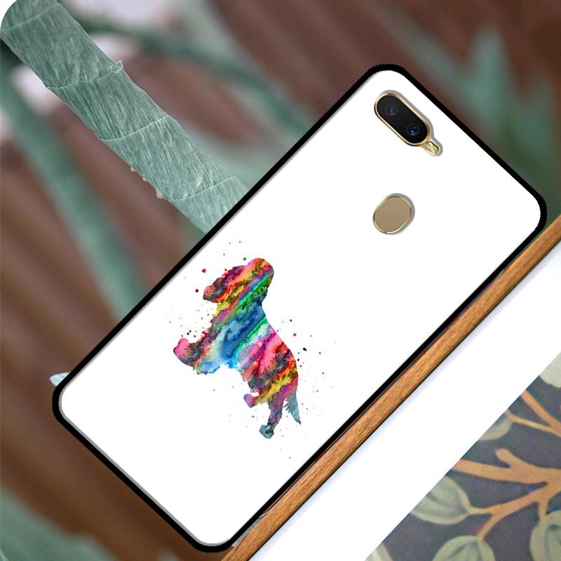 Étui pour chien Cocker Spaniel anglais pour OPPO A83 A91 A93 A1K A15 A3S A54 A74 A94 A5 A9 A31 A53 A52 A72 A53S Coque arrière