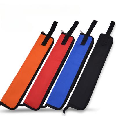 Borsa per bacchette da grancassa, borsa per bacchette da batteria jazz portatile con tracolla, con custodia per riporre le bacchette a mano