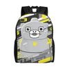 Chibi Monster Raids Again Backpack for Men Women Cool High School Work Daypack Cute Laptop Computer Canvas Bags Outdoor