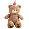 Festive Animals Bear Plush Doll Cute Brown Bear Dog Rag Doll Girl Holding Sleeping Bunny
