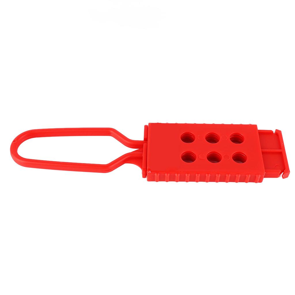 Hasp Lock 6 Holes Insulated Lockout Hasp Lightweight Portable Durable Buckle Lock