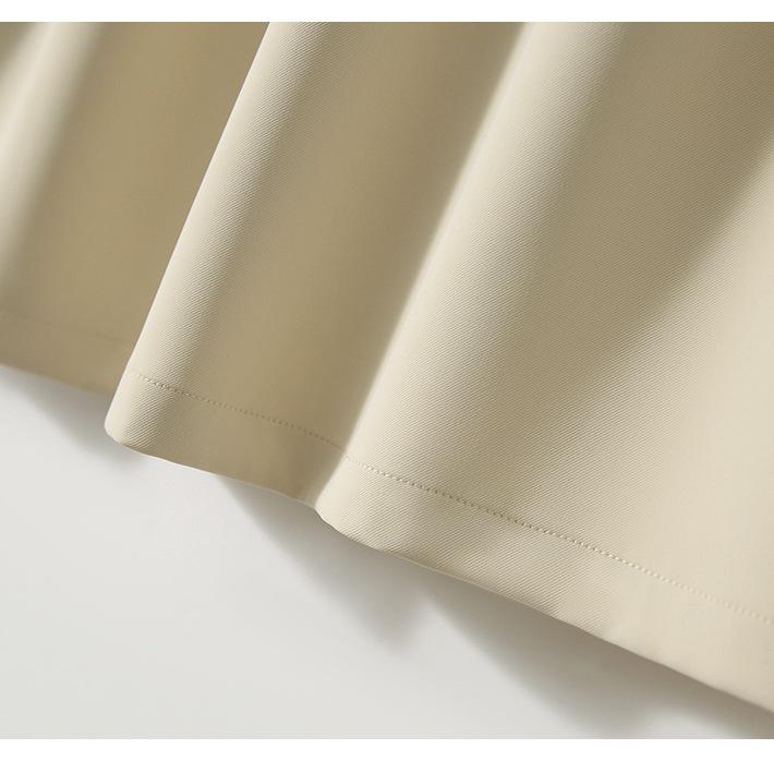 Elegantní sukně áčkového střihu s vysokým pasem ve stylu Hepburn - Dámská móda léto 2025